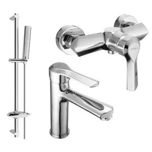 MEXEN/S - Saber DB72 Set umývadlovej a sprchovej batérie s príslušenstvom, chróm 72104DB72-00 vyobraziť