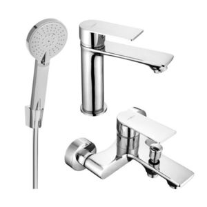 MEXEN/S - Royo R40 Set umývadlové a vaňové batérie s príslušenstvom, chróm 72203R40-00 vyobraziť