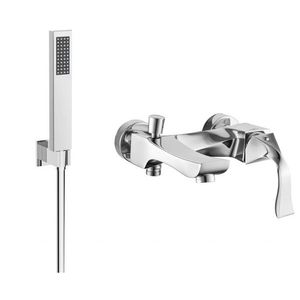 MEXEN/S - Estrella R02 vaňová batéria so sprchovou súpravou, chróm 7233R02-00 vyobraziť
