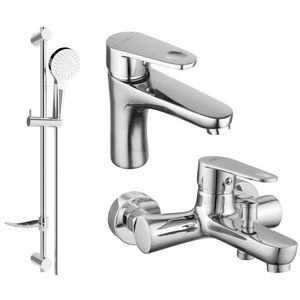 MEXEN/S - Kama DF05 Set umývadlové a vaňové batérie s príslušenstvom, chróm 72503DF05-00 vyobraziť