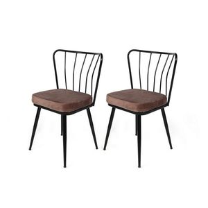 Súprava jedálenských stoličiek Yildiz Light Brown and Black, 2 ks, 2 ks vyobraziť