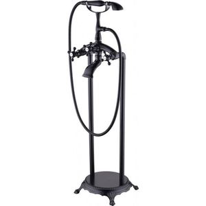 MEXEN - Retro čierna volněstojící vaňový baterie 75933-70 vyobraziť