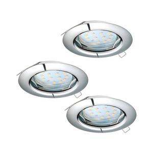 Eglo 94236 - SADA 3x LED Podhľadové svietidlo PENETO 3xGU10-LED/3W/230V 94236 vyobraziť