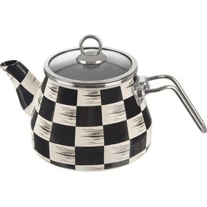 Čajník smalt ŠACHOVNICA Lem 2 l vyobraziť