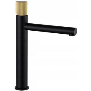 MEXEN/S - Elba One vysoká umývadlová batéria, čierna / zlatá 74111-75 vyobraziť