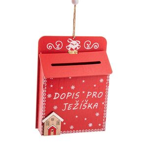 Drevená schránka na listy List pre Ježiška vyobraziť