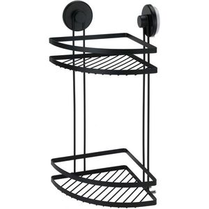 Bathroom Solutions Kúpeľňová rohová polica 2 poschodia 25 x 18 x 37 cm vyobraziť