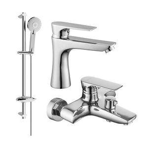 MEXEN/S - Axel DB40 SET vaňová a umývadlová batéria, chróm 73803DB40-00 vyobraziť