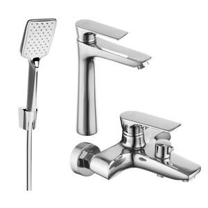 MEXEN/S - Axel R62 SET vaňová a umývadlová batéria, chróm 73813R62-00 vyobraziť