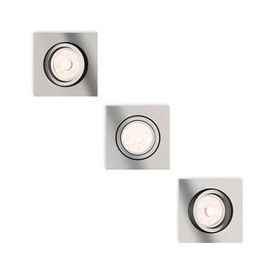 Philips 50403/17/PN - SADA 3x Podhľadové svietidlo DONEGAL 1xGU10/5, 5W/230V 50403/17/PN vyobraziť