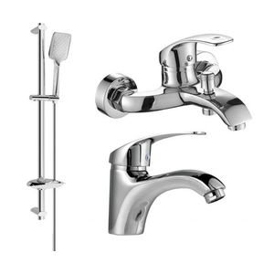 MEXEN/S - Fabia DB62 Set umývadlovej a vaňovej batérie s príslušenstvom, chróm 746503DB62-00 vyobraziť