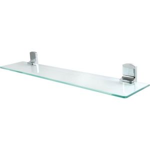 Spirella Nástenná sklenená polička Taku 60 cm, lesklá nehrdz. oceľ vyobraziť