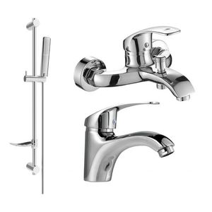 MEXEN/S - Fabia DF72 Set umývadlovej a vaňovej batérie s príslušenstvom, chróm 746503DF72-00 vyobraziť