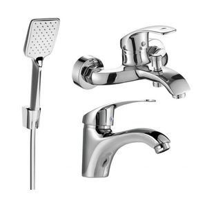 MEXEN/S - Fabia R62 Set umývadlovej a vaňovej batérie s príslušenstvom, chróm 746503R62-00 vyobraziť