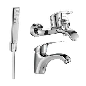 MEXEN/S - Fabia R72 Set umývadlovej a vaňovej batérie s príslušenstvom, chróm 746503R72-00 vyobraziť