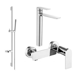 MEXEN/S - Zero SET umývadlová + sprchová batéria s príslušenstvom DS70, chróm 71114DS70-00 vyobraziť