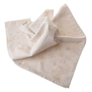 Vianočný Obrus ​​vodeodolný Vločky mix, 140 x 140 cm vyobraziť