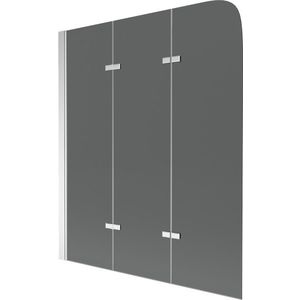 MEXEN - Felix vaňová zástena trojkrídla 120x140, grafit, chróm 890-120-003-01-40 vyobraziť