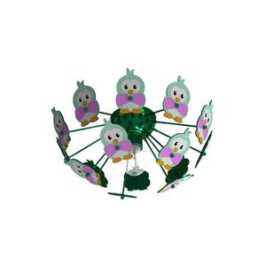 Eglo 95636 - Detské stropné svietidlo VIKI 2 1xE27/60W/230V zelená 95636 vyobraziť