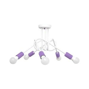 Prisadený luster OXFORD 5xE27/15W/230V W-2016/5 WT+VL/H vyobraziť