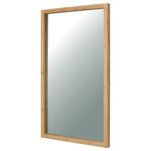 Nástenné zrkadlo B044 NAT, bambus, L vyobraziť