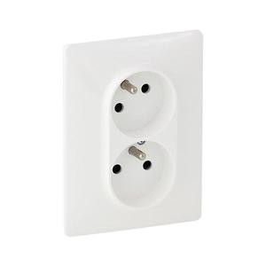 Legrand 753186 - Zásuvka domová VALENA LIFE 250V/16A 2x2P+T biela 753186 vyobraziť