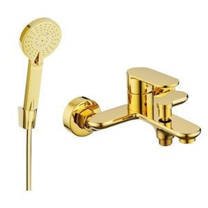 MEXEN/S - Milo R40 vaňová batéria s príslušenstvom, zlato 7133R40-50 vyobraziť