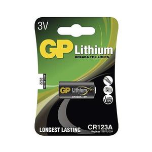 Lithiová batéria CR123A GP LITHIUM 3V/1400 mAh B1501 vyobraziť