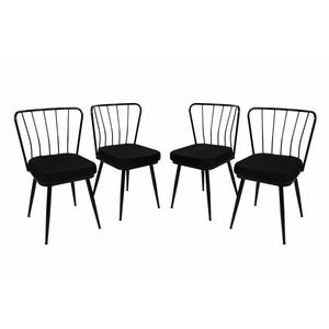 Súprava jedálenských stoličiek Yildiz Black, 4 ks, 4 ks vyobraziť