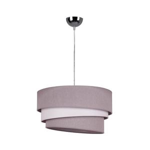 - Luster na lanku TRIO 1xE27/40W/230V pr. 45 cm šedá/biela 8297 vyobraziť