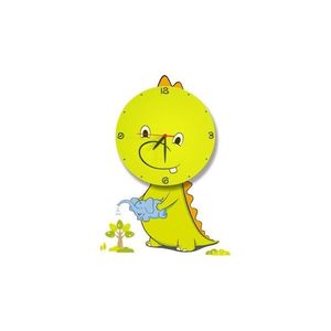 LED Detské nástenné svietidlo s hodinami LED/1W/3xAAA drak ML146 vyobraziť