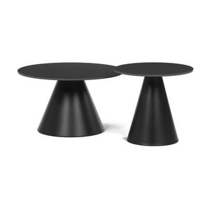 Sada konferenčných stolíkov F4118 BK, mramor, 2 ks vyobraziť