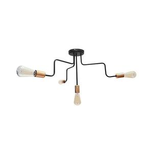 Prisadený luster OXFORD 4xE27/15W/230V čierna WP-1921/4/H BK+BR vyobraziť