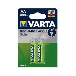 Varta 56736 - 2 ks Nabíjacia batéria SOLAR ACCU AA NiMH/800mAh/1, 2V 56736101402 vyobraziť