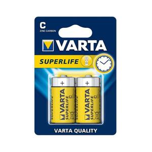 Varta 2014 - 2 ks Zinkouhlíková batéria SUPERLIFE C 1, 5V 2014101412 vyobraziť