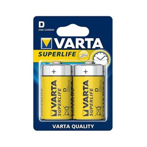 Varta 2020 - 2 ks Zinkouhlíková batéria SUPERLIFE D 1, 5V 2020101412 vyobraziť