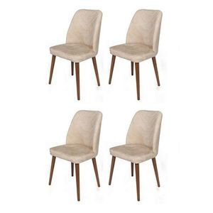 Súprava jedálenských stoličiek Dallas Beige, 4 ks, 4 ks vyobraziť