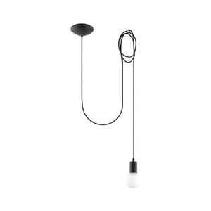 SL.0369 - Luster na lanku EDISON 1 1xE27/60W/230V pavúk čierna SL.0369 vyobraziť