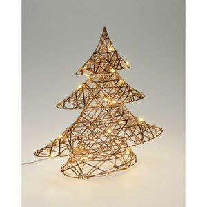 Vianočný svietiaci stromček Champagne, 30 x 30 cm, 20 micro LED, na batérie vyobraziť