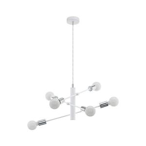 Eglo 98016 - Luster na lanku GRADOLI 6xE27/60W/230V biela 98016 vyobraziť