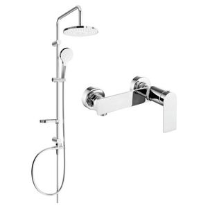 MEXEN/S - Erik sprchový stĺp vrátane sprchovej batérie Zero, chróm 71140205-00 vyobraziť