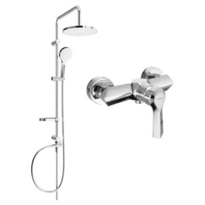 MEXEN/S - Erik sprchový stĺp vrátane sprchovej batérie Sabre, chróm 72140205-00 vyobraziť