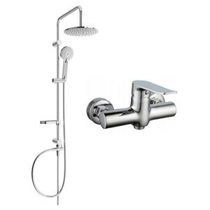 MEXEN/S - Carl sprchový stĺp vrátane sprchovej batérie Pecos, chróm 72740240-00 vyobraziť