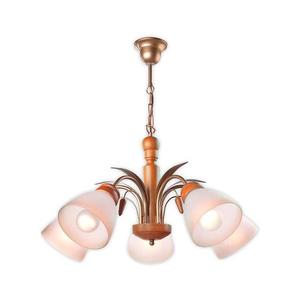 Luster na reťazi TULIPAN 5xE27/60W/230V buk LM 5.24 vyobraziť