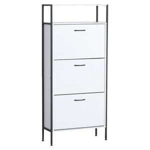 Botník TREDIS, 3 poschodia, biela vyobraziť