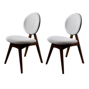 Súprava jedálenských stoličiek Touch Cream and Walnut, 2 ks vyobraziť