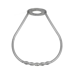 Madlo lustrové plast strieborné vyobraziť