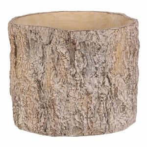 Kvetinový obal imitácia drevenej kôry, 24 x 23 x18 cm, betón, 24 cm vyobraziť