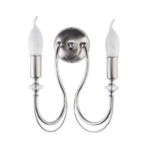 Jupiter 1690 - Nástenné svietidlo MELANI 2xE14/40W/230V strieborná 1690 vyobraziť