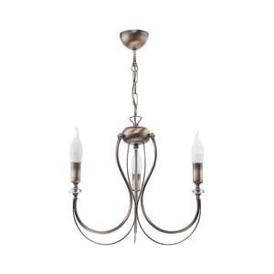 Jupiter 1633 - Luster na reťazi MELANI 3xE14/40W/230V mosadz patina 1633 vyobraziť